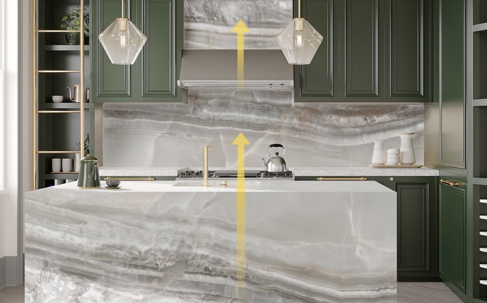 kitchen setting Clearwater bioquartz